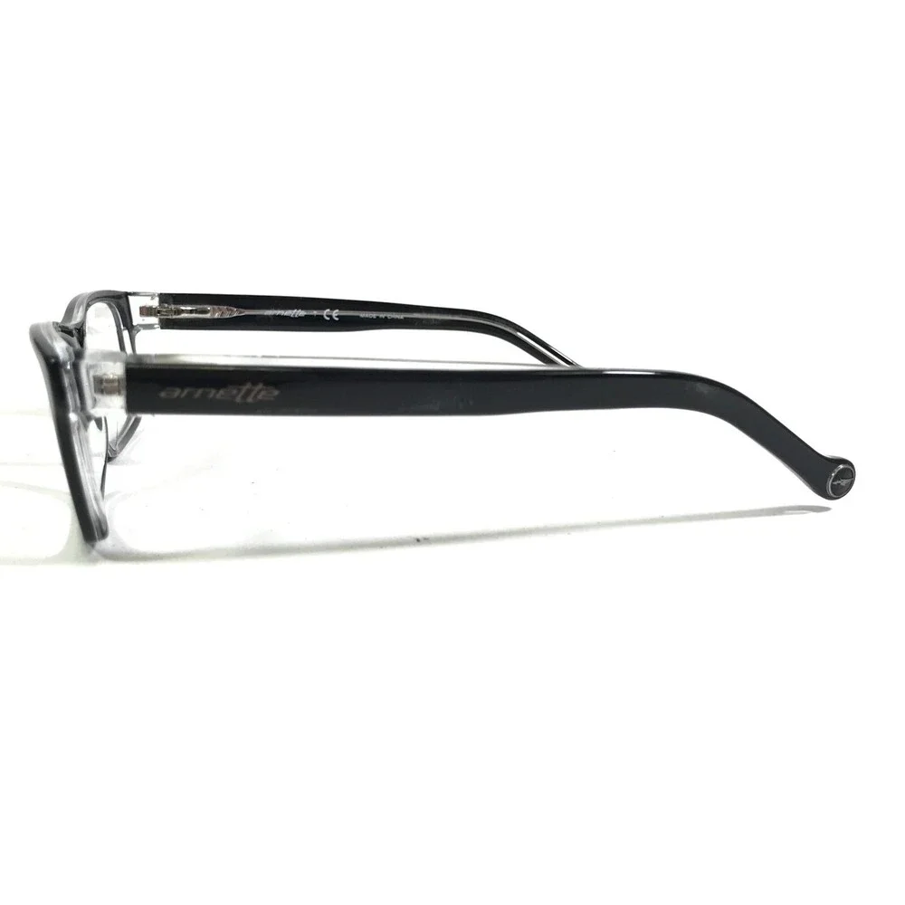 Arnette SCALE 7085 1019 Eyeglasses Frames Black Clear Rectangular 51-15-140